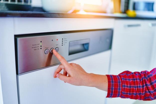 start button on dishwasher not working