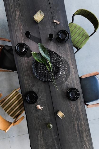 creative dining table