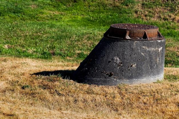 sewage coming up in yard