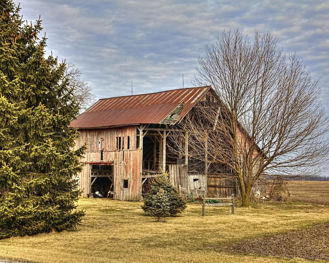 rusty barn