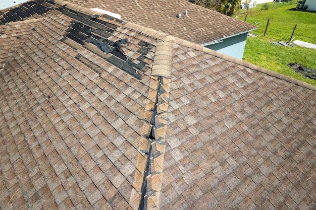 how to repair roof shingles blown off