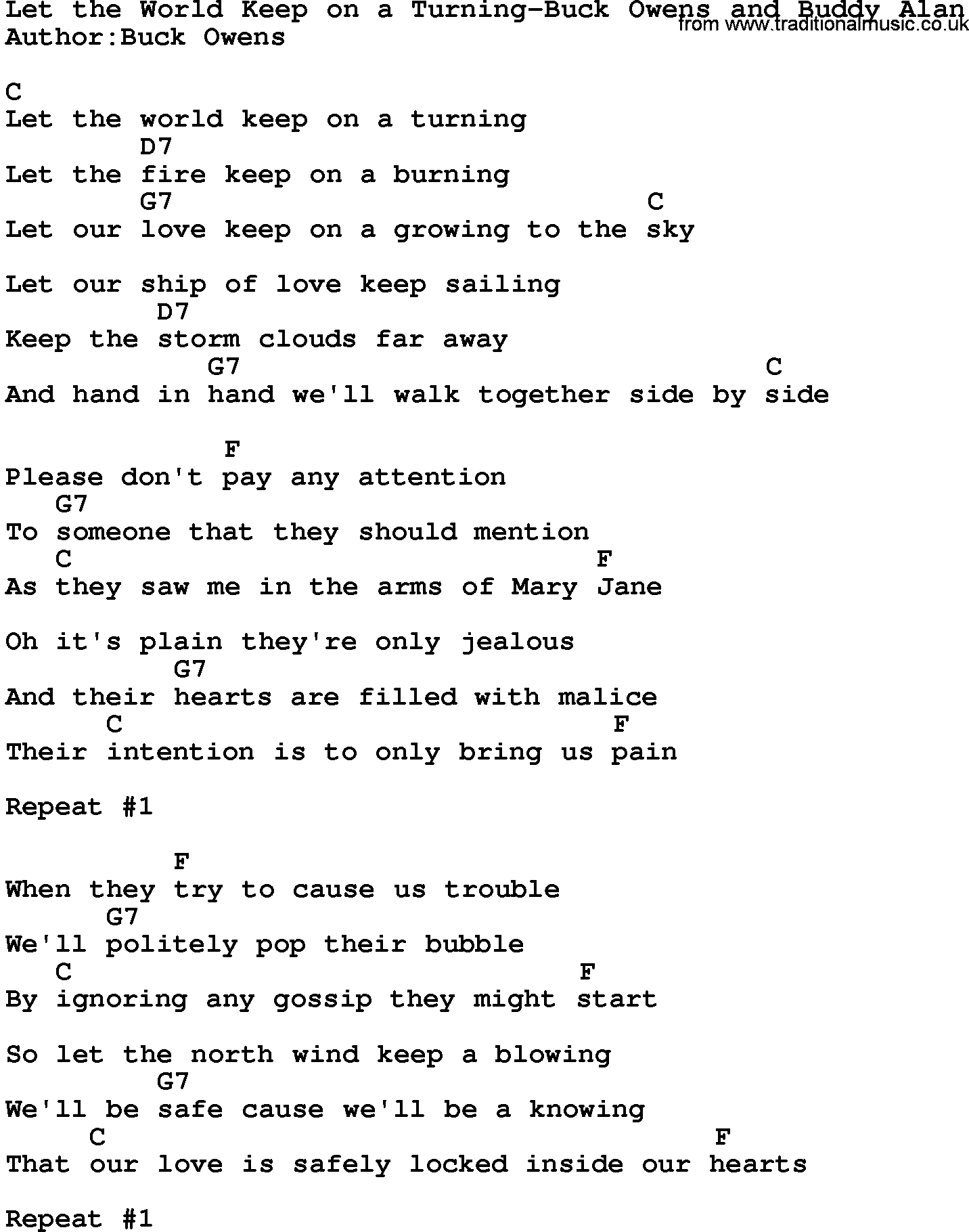 part of this world lyrics