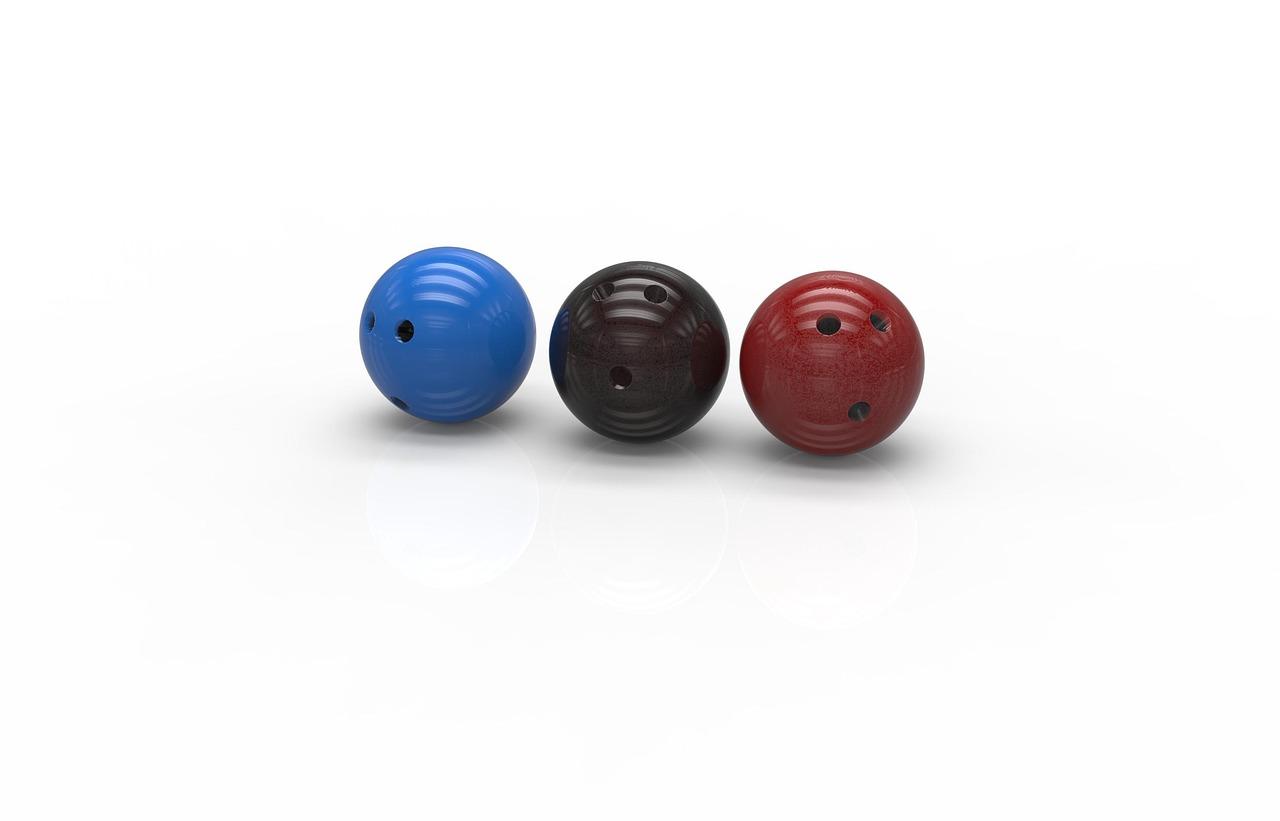 plastic bowling balls