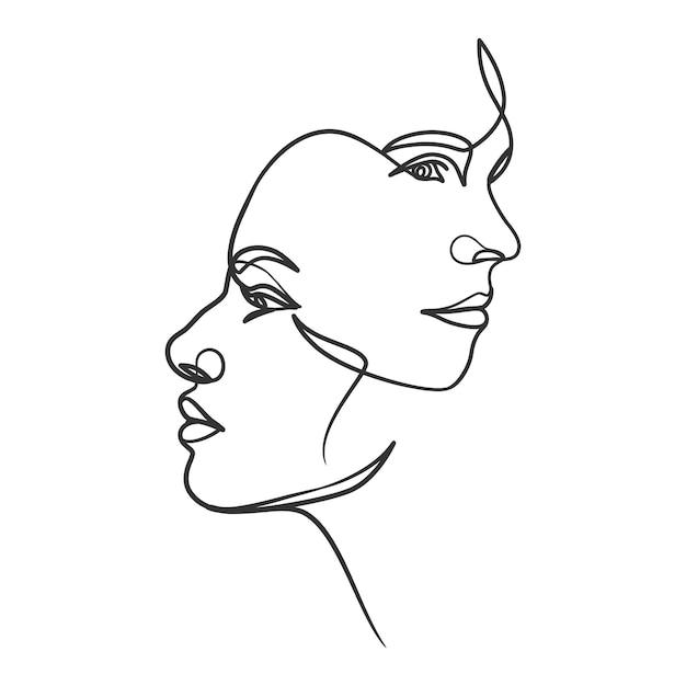 How To Draw A Continuous Line Portrait From A Picture 
