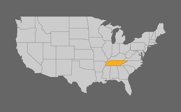  What States Border Tennessee Map 